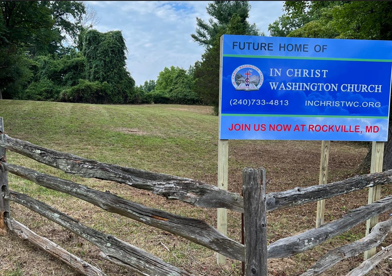 Future home of In Christ Washington Church at 2405 Norbeck Road