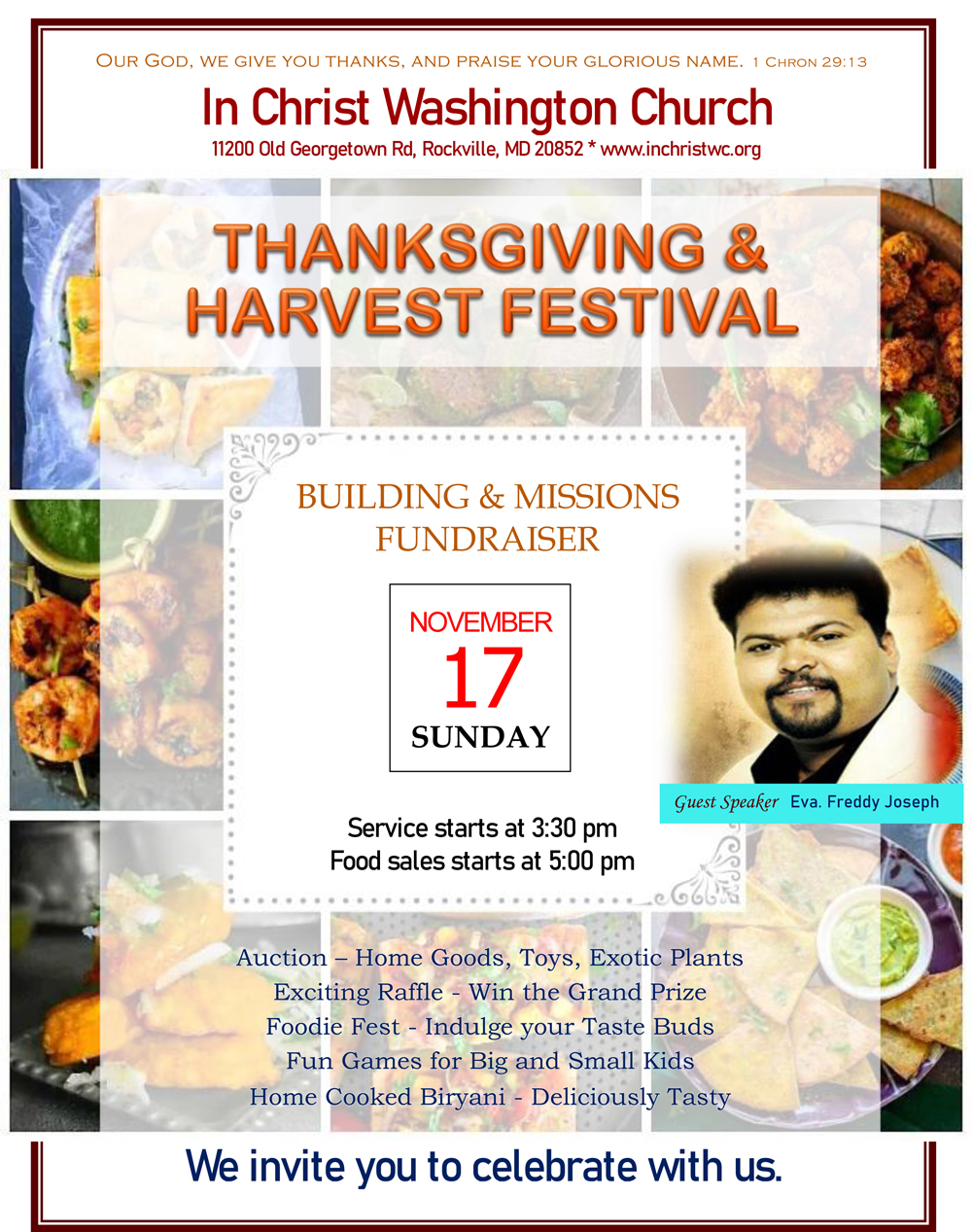 Thanksgiving and Harvest Festival